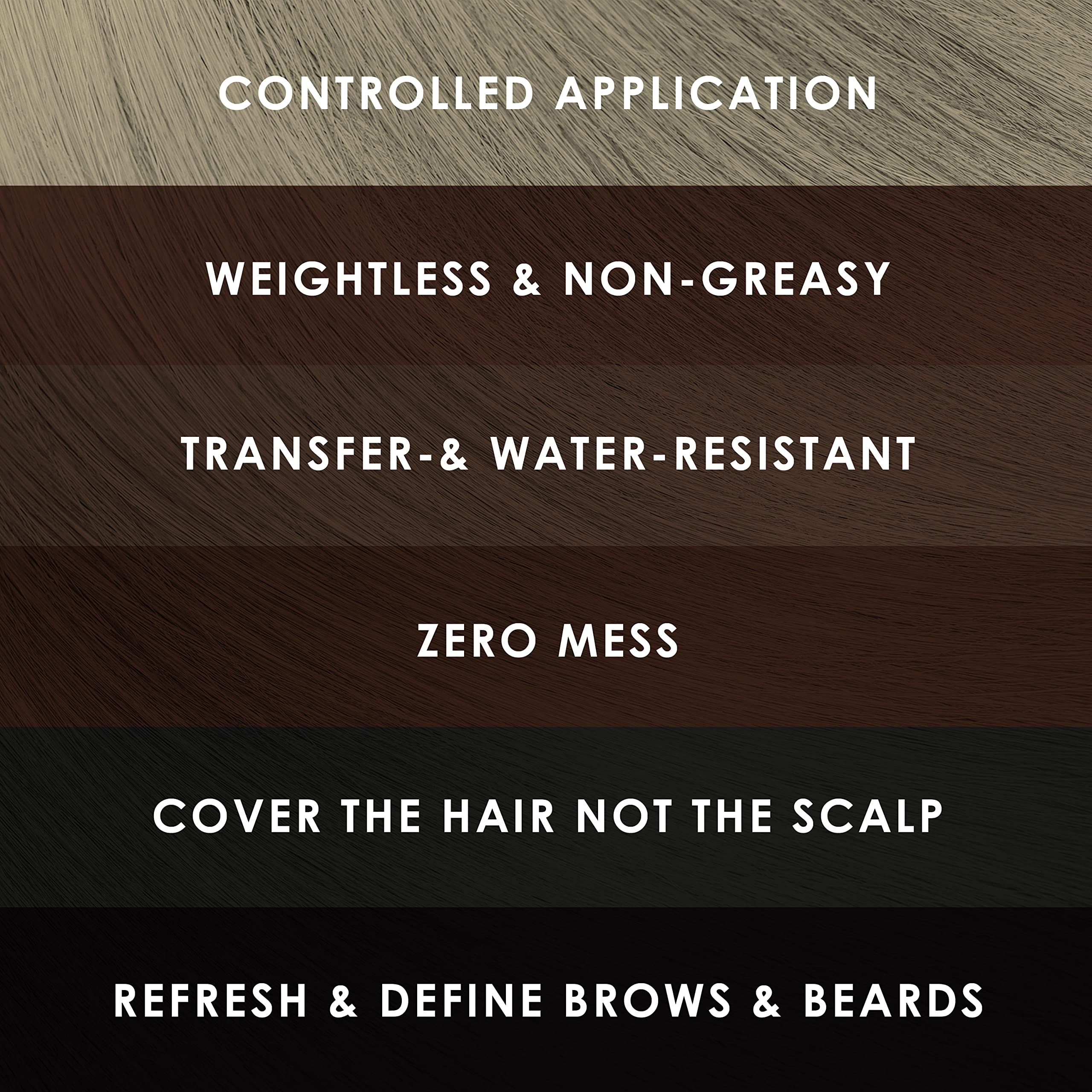 Temptu Airbrush Root-touch Up & Hair Color Ash Brown, 0.5 Fl Oz